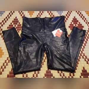 Spanx Faux Leggings. BLACK. Sz XL. NWT.